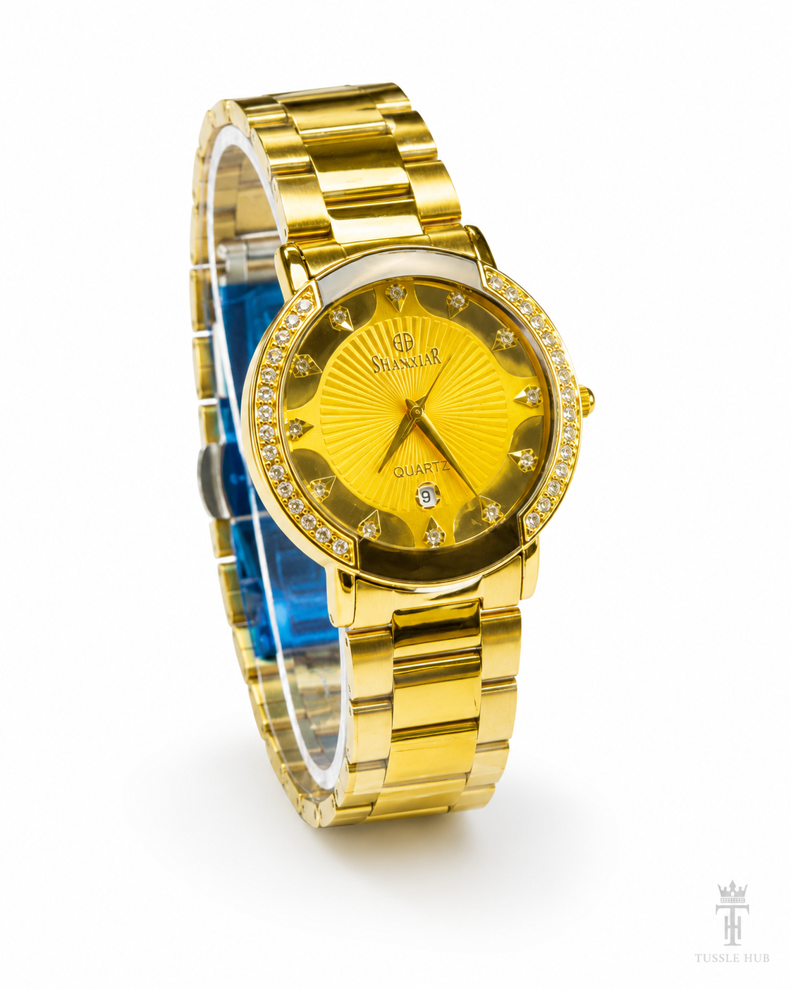 All Gold Sea Star Couple Watch