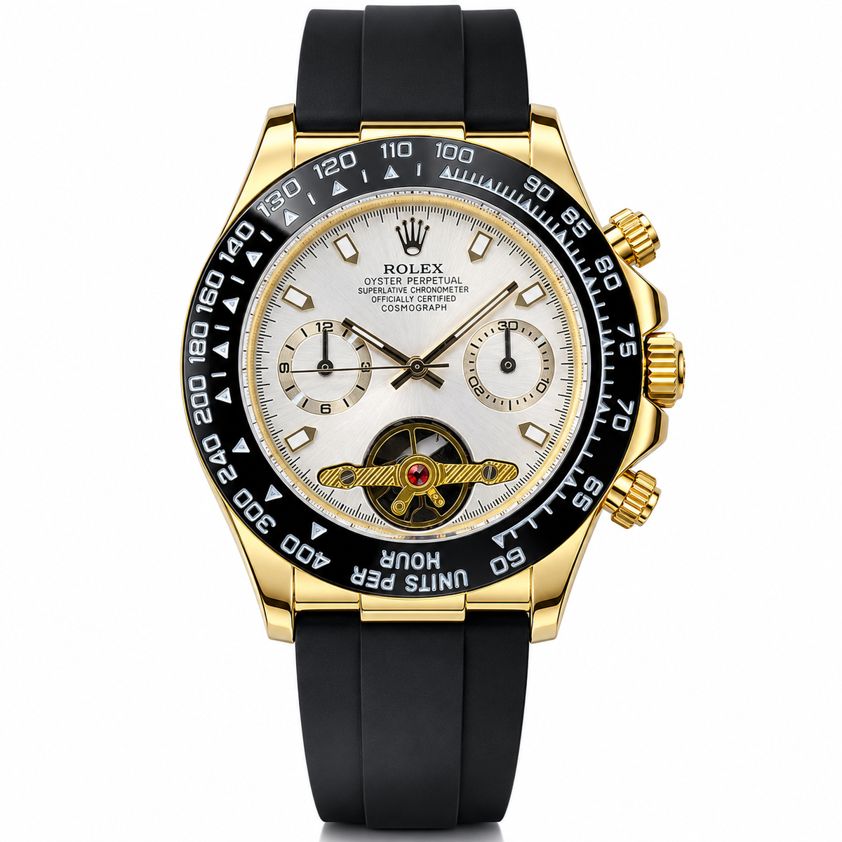 Skeleton Daytona Gold White Watch