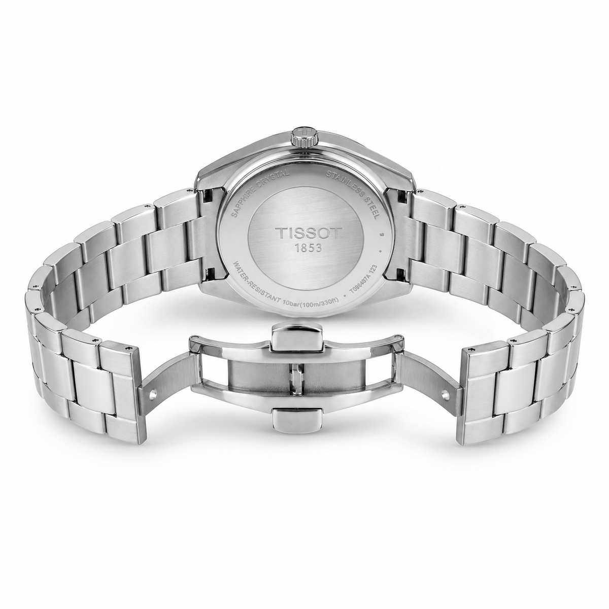 Silicium Silver Black Powermatic Tissot Watch