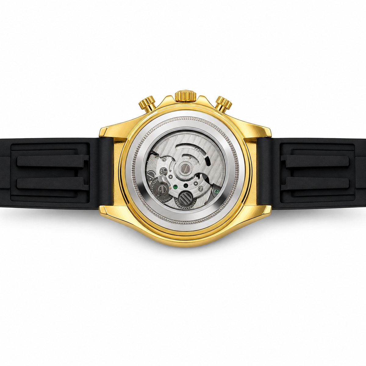 Skeleton Daytona Gold Black Watch