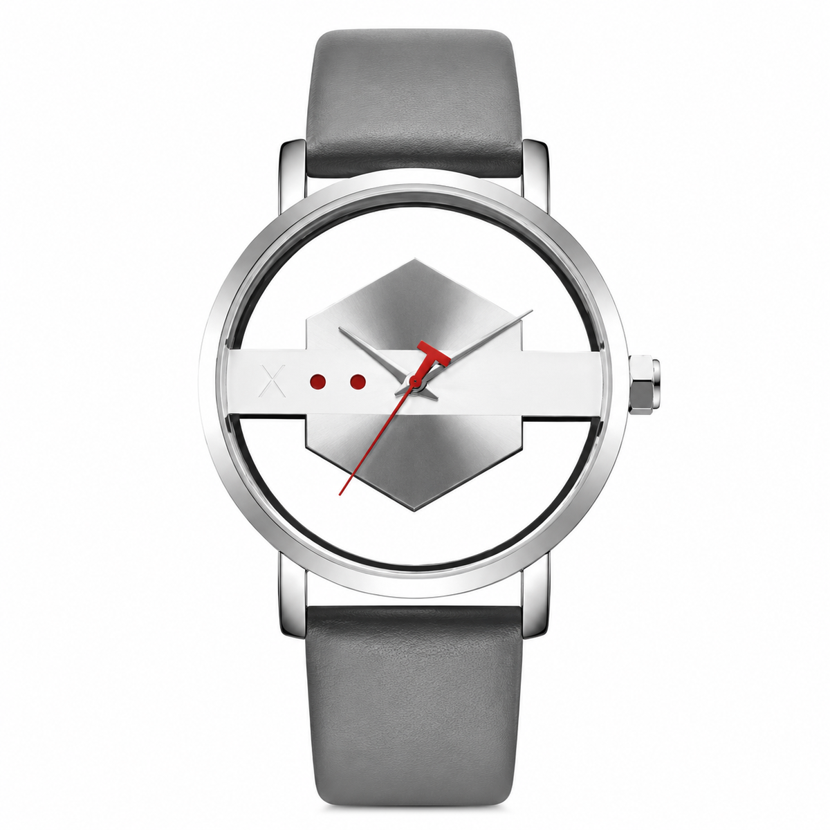 Tomi Ash Grey Hexa Dial Watch