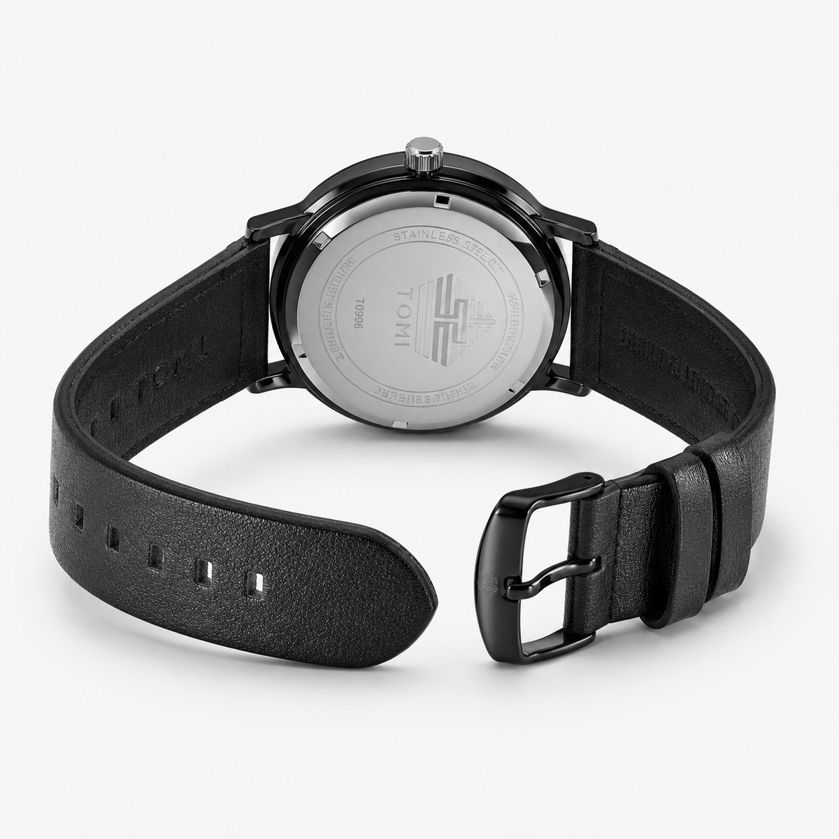Tomi All Black Elegance Dial Watch