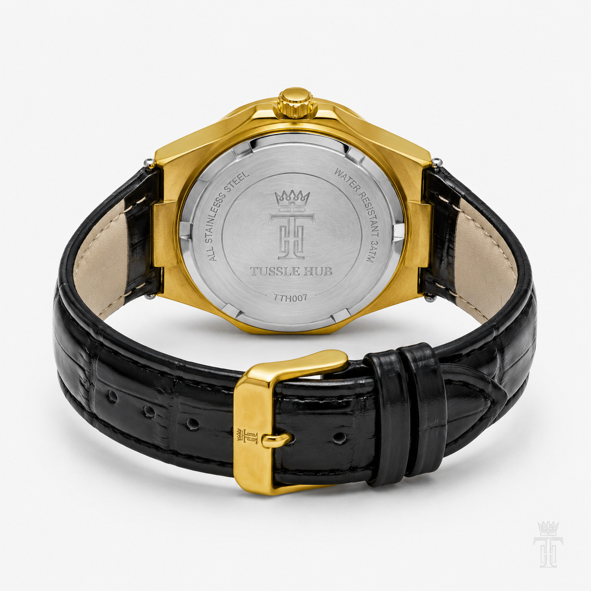 Matturi Black Gold Zircon Watch