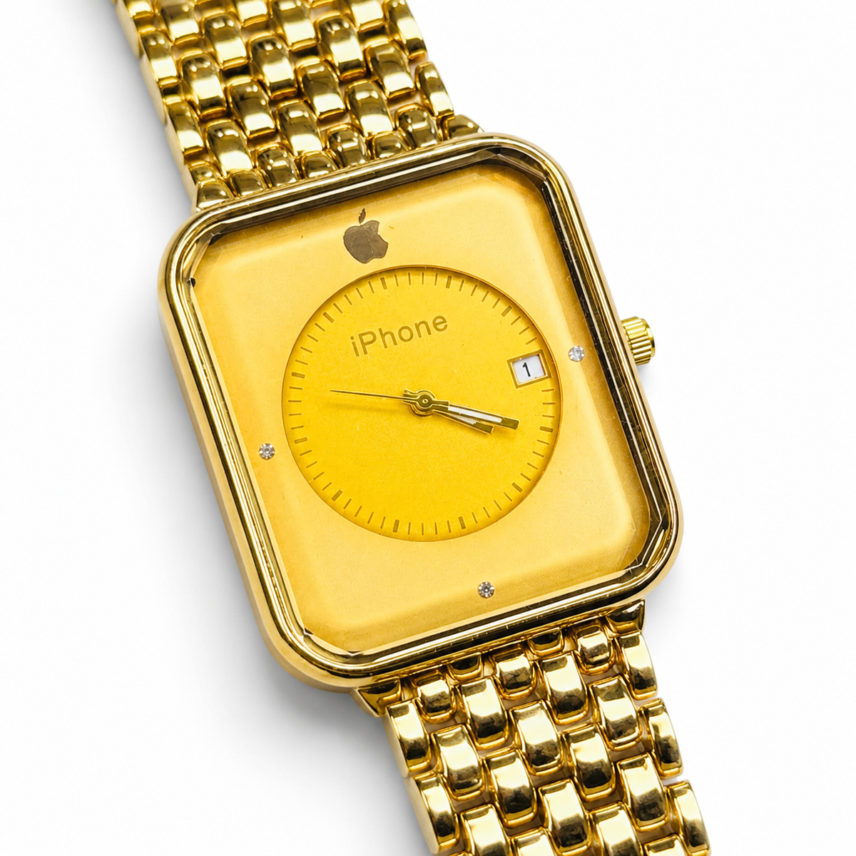 All Gold Apple Seamer Platinum Watch