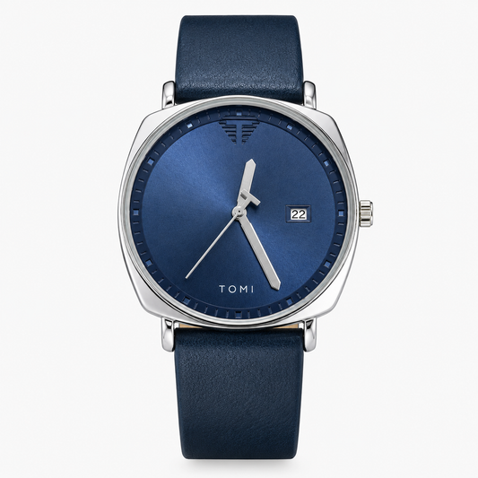 Tomi All Blue Sleek Dial Watch