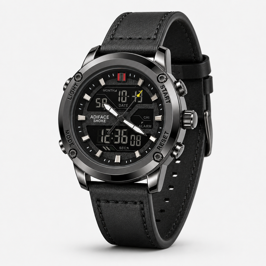 The Adiface Shoke Dual Time Watch