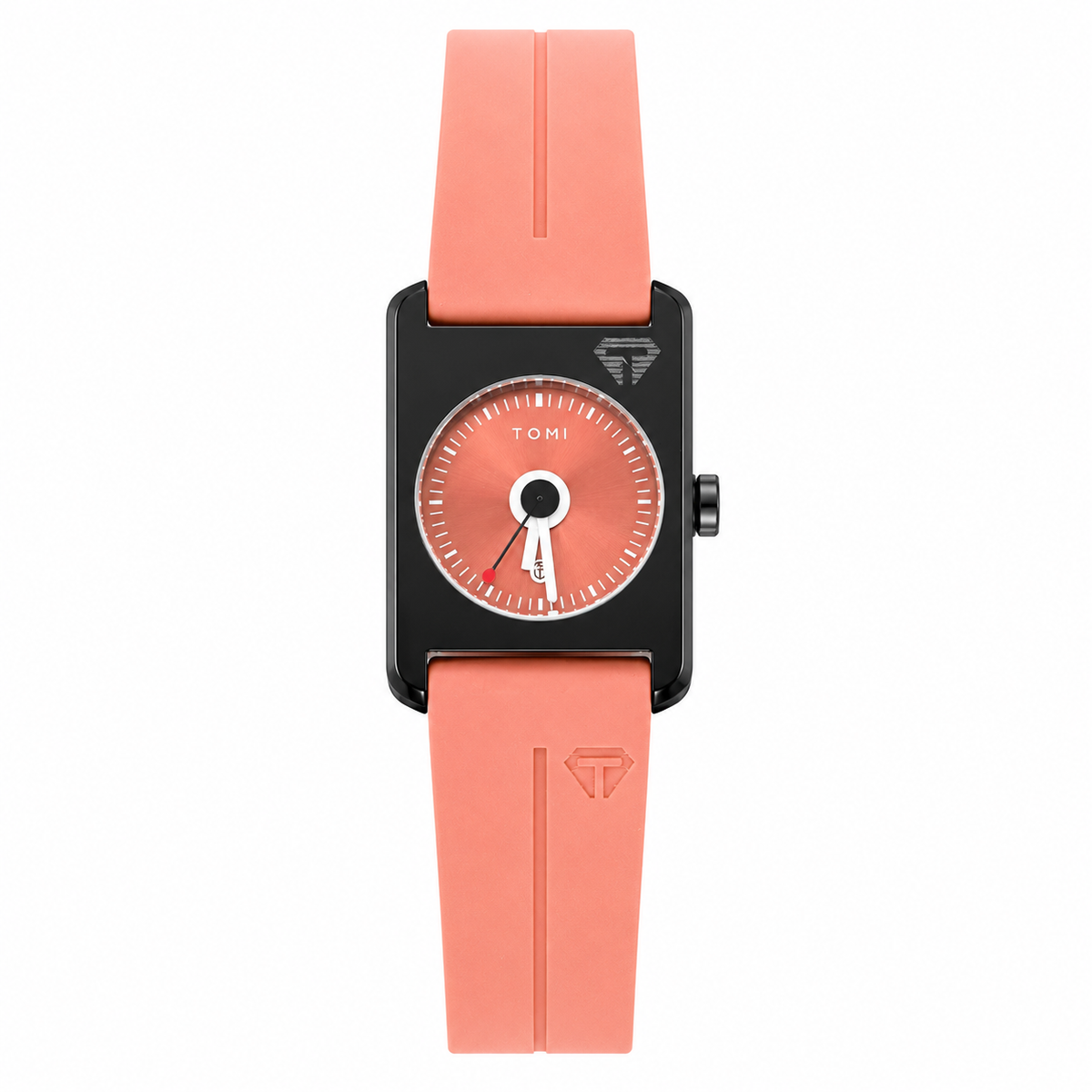 Tomi Brown Tank Magnetic Strap Watch