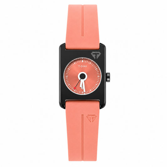 Tomi Brown Tank Magnetic Strap Watch