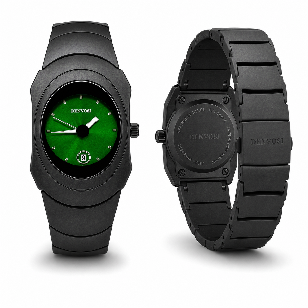 Black Emerald Matrix Watch