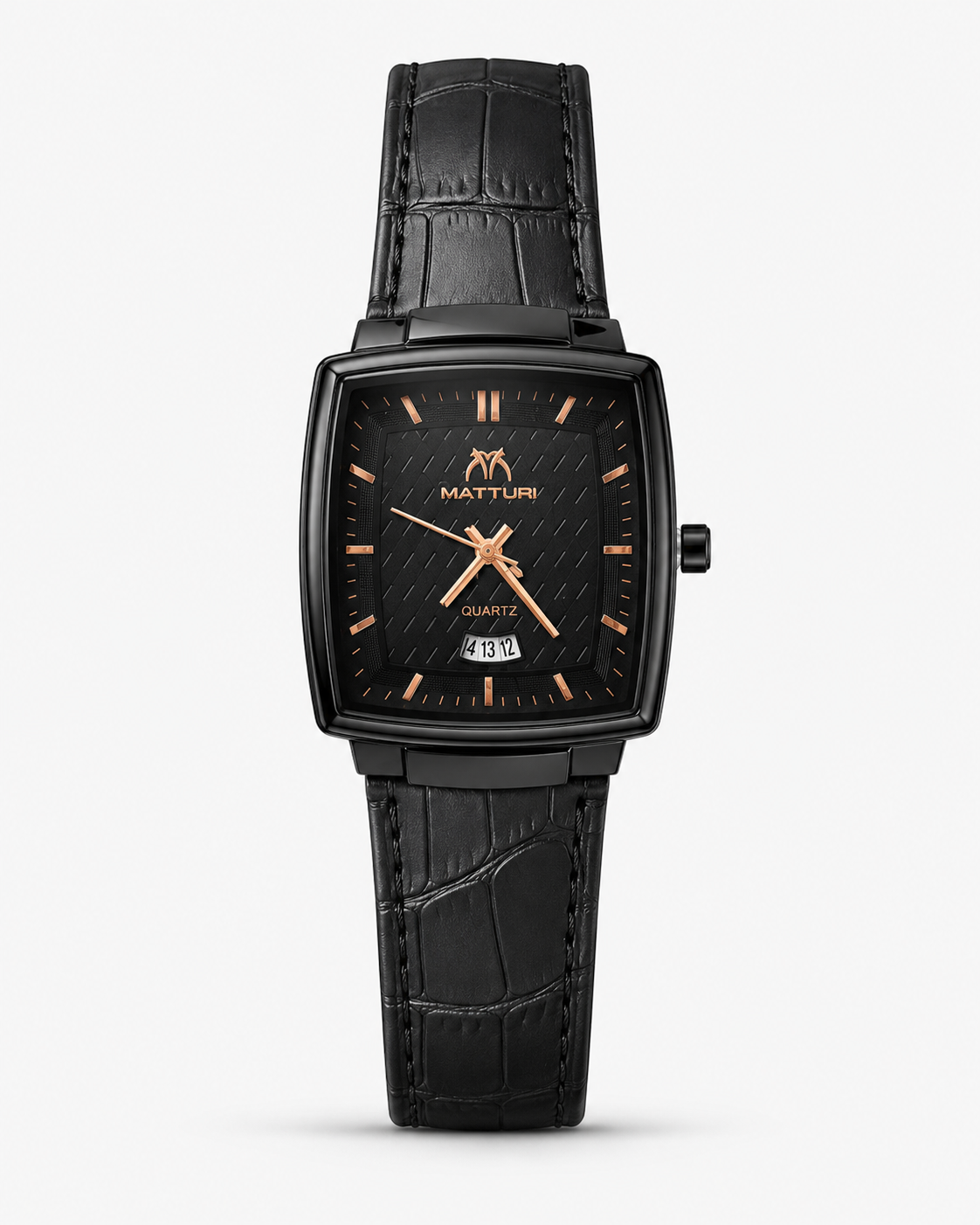 The Sovereign Tonneau | Executive Leather Strap Watch
