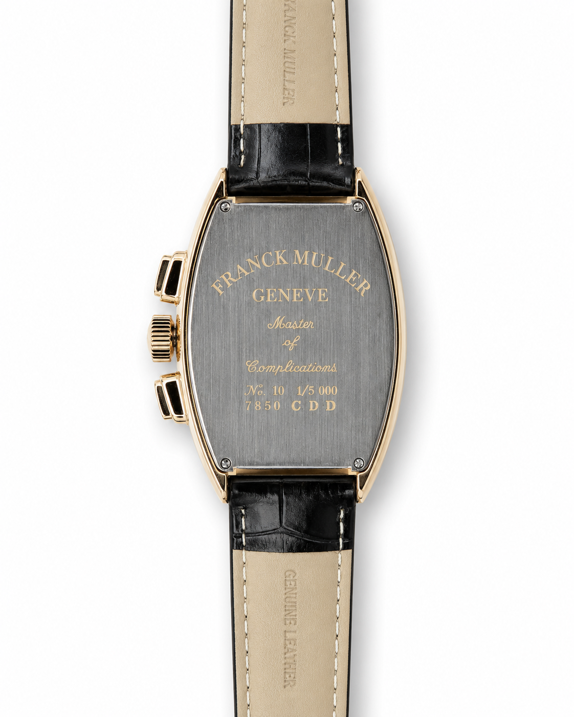 Frank Muller Black Copper Chronograph Dial Watch