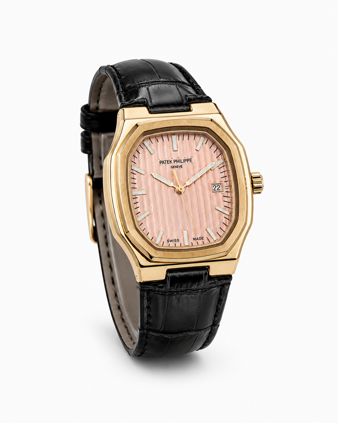 Heritage Ellipse Black Strap Dress Watch