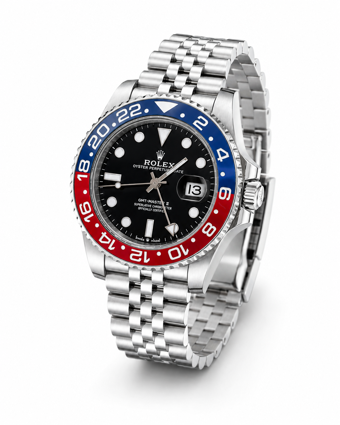 Silver Submariner Semi Automatic Watch