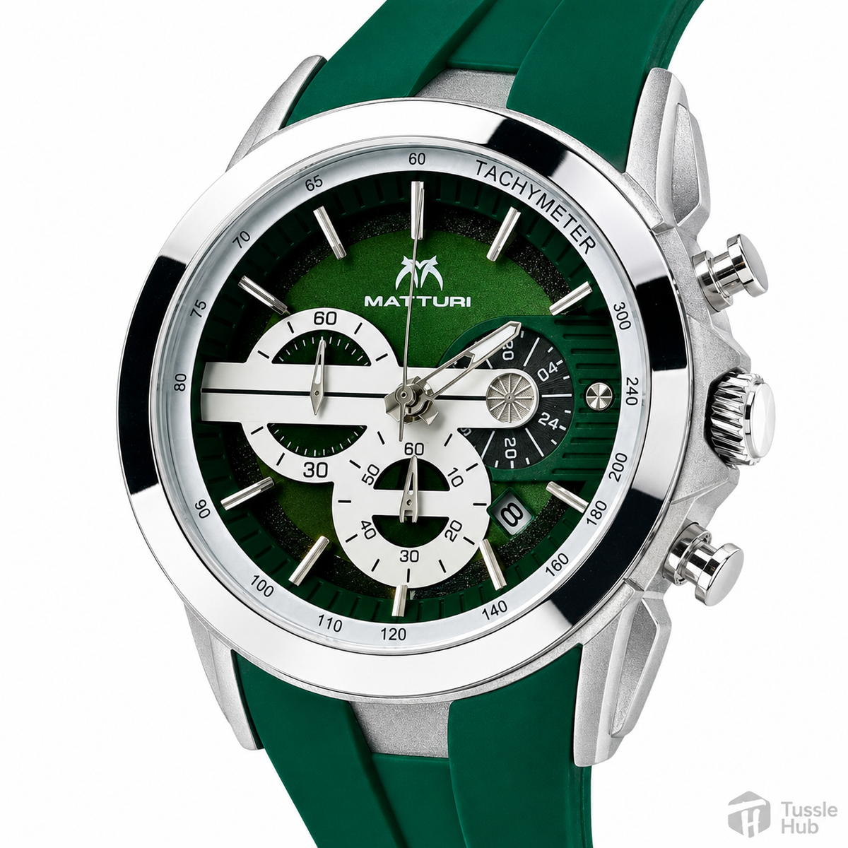 Forest Green Matturi Urban Chrono Watch