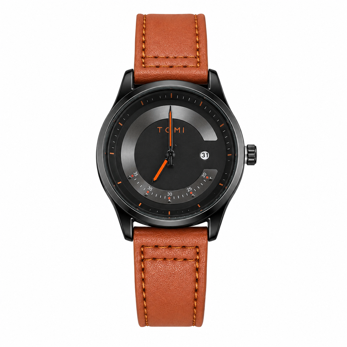 Tomi Brown Black Royal Dial Watch