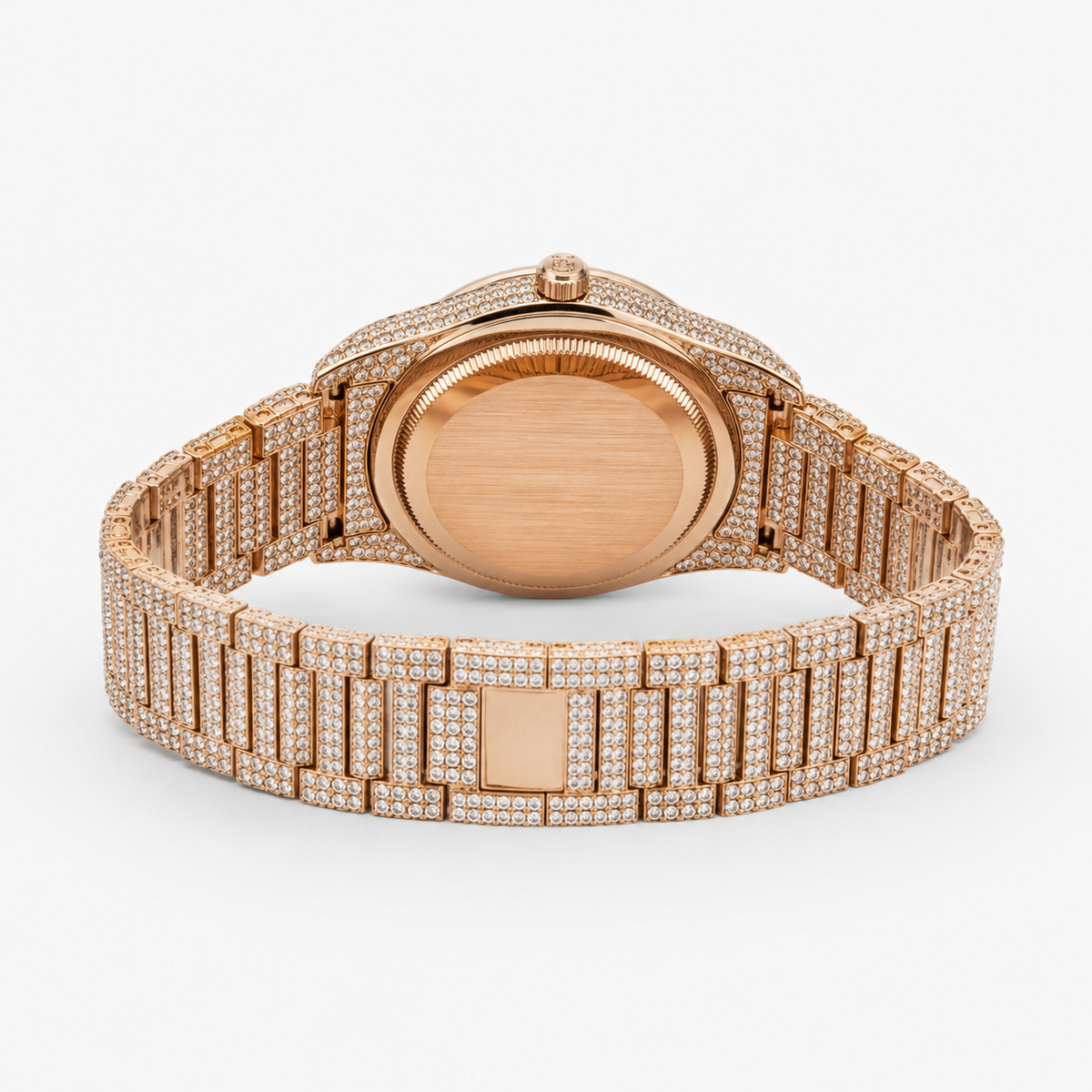 Rose Gold Iced Out PP Branded Premium Watch