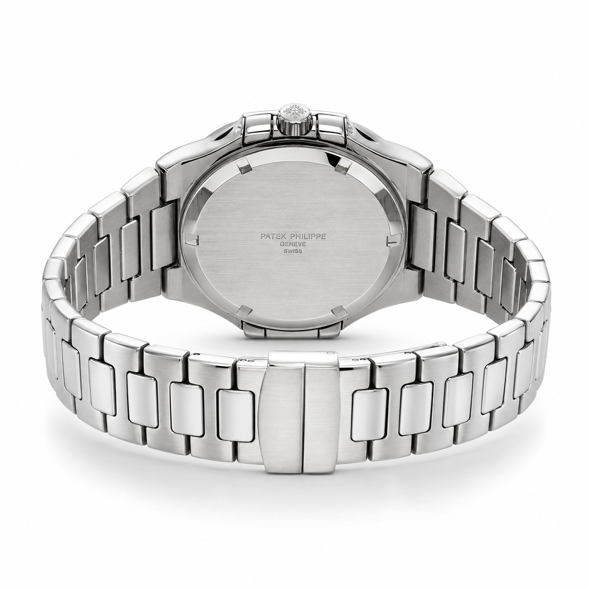 Silver Black Nautilus Premium Watch