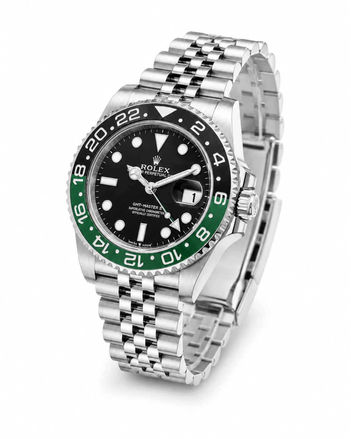 Silver Submariner Semi Automatic Watch