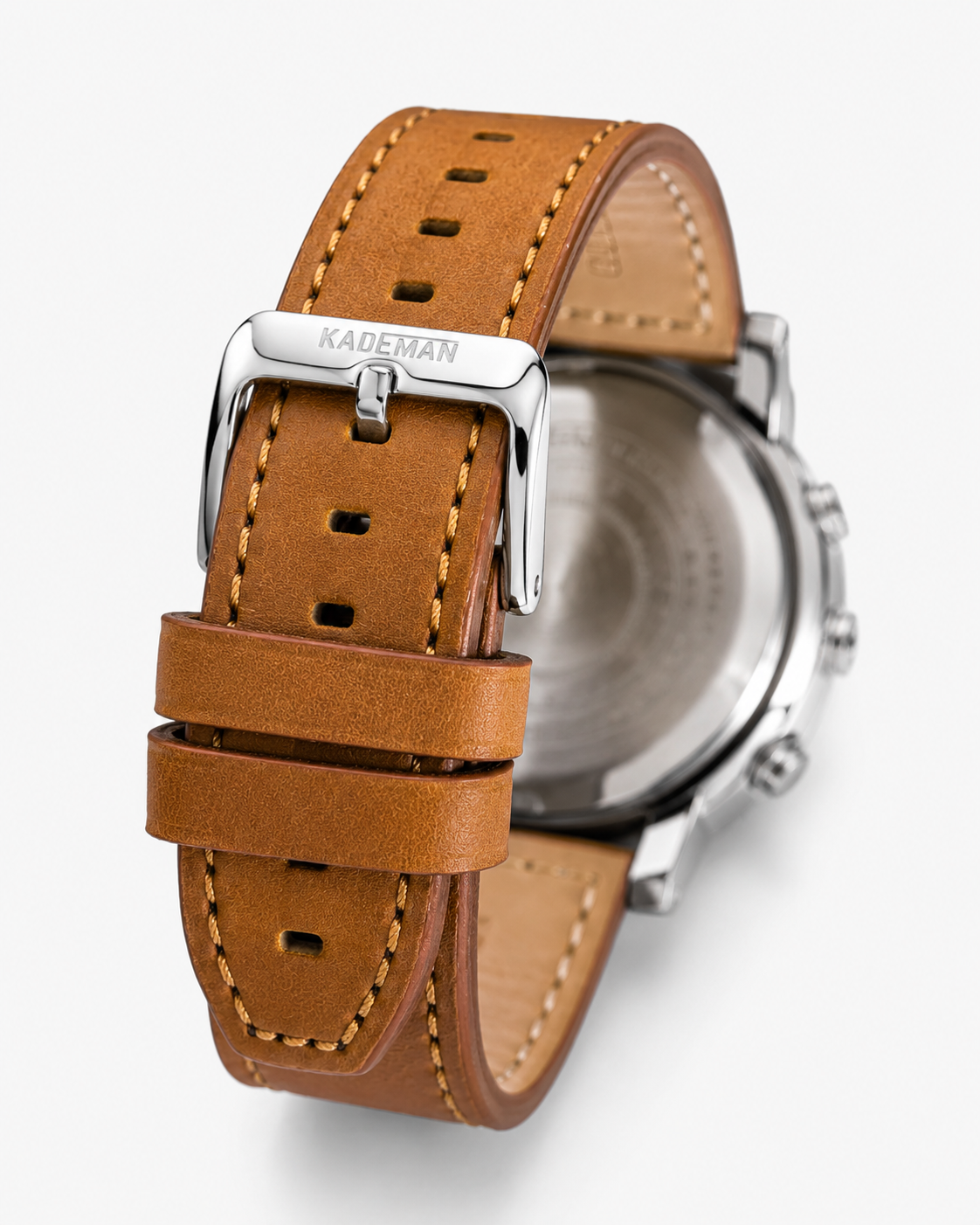 Kademan Brown Silver Digital Watch