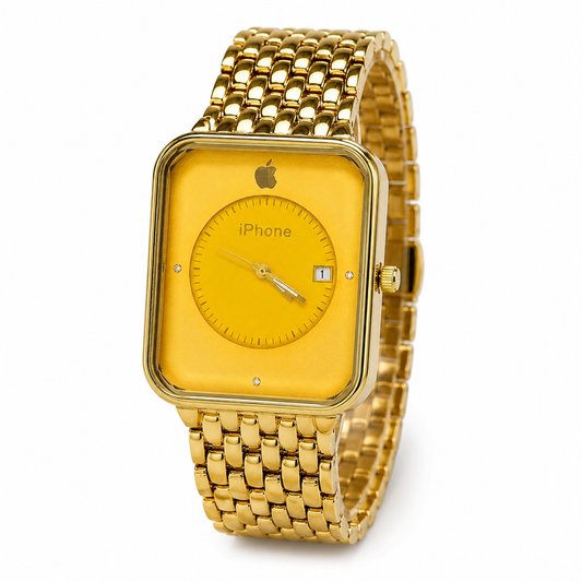 All Gold Apple Seamer Platinum Watch