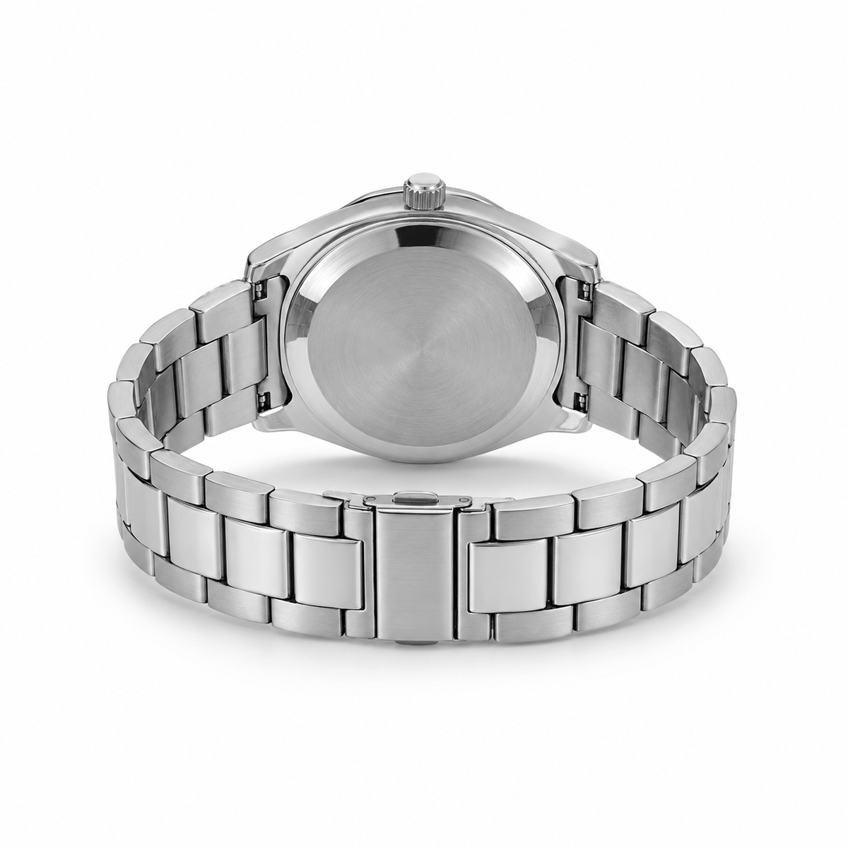 Card Nick Nautilus Silver White Gem Stone Watch