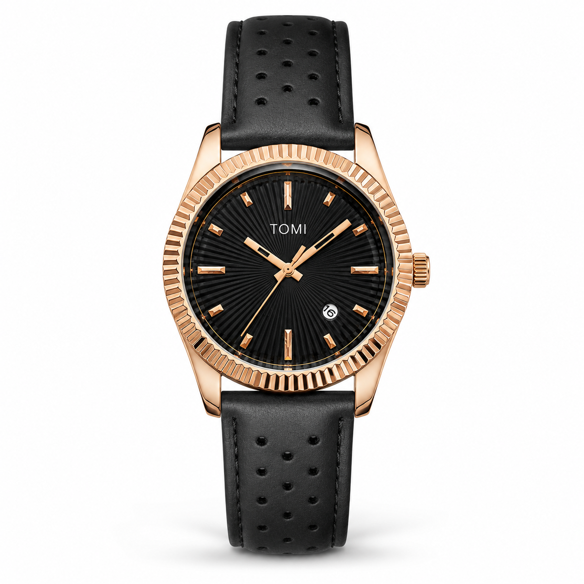 Tomi Jaguar Gold Dial Watch