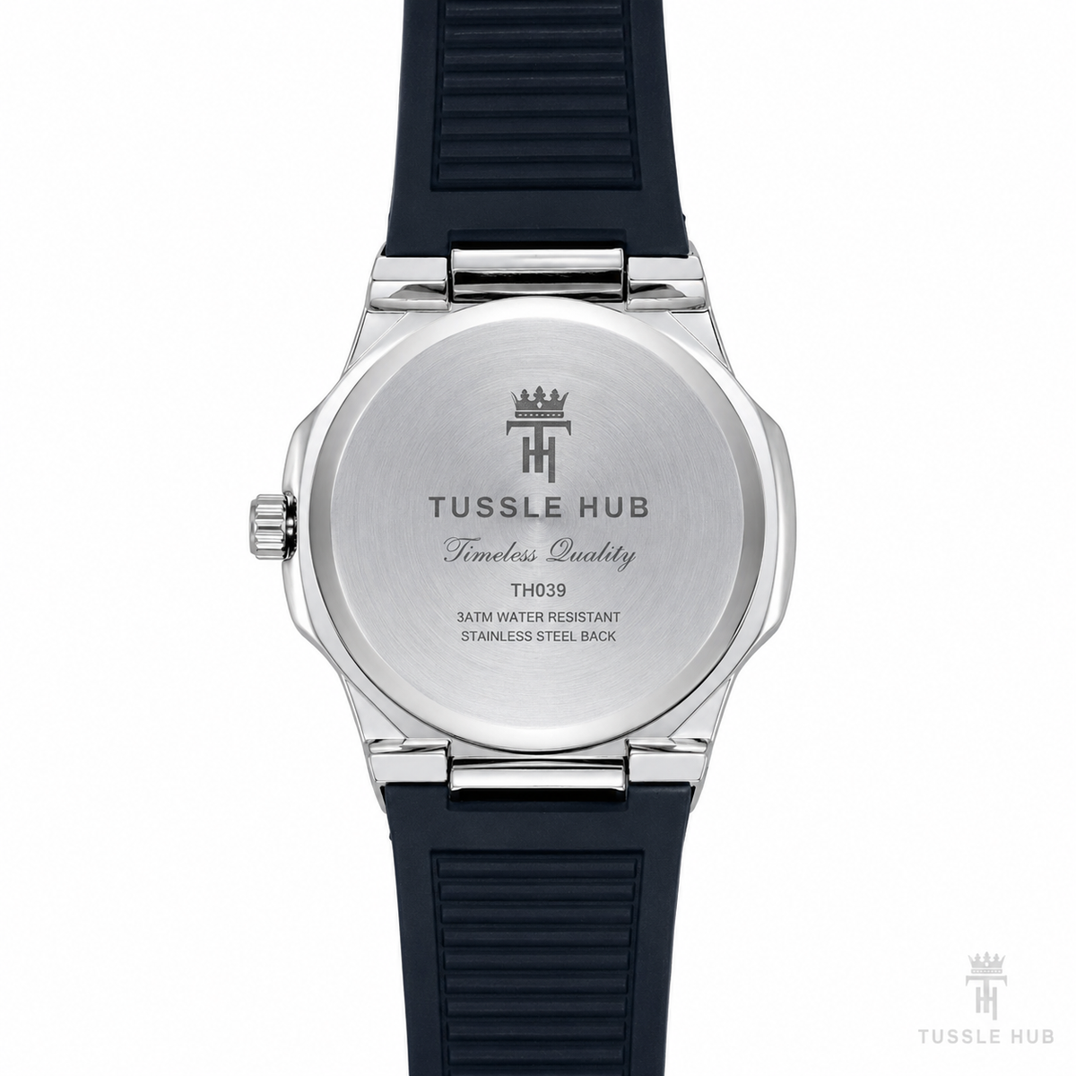 Black Silver Orion Magnet Strap Watch