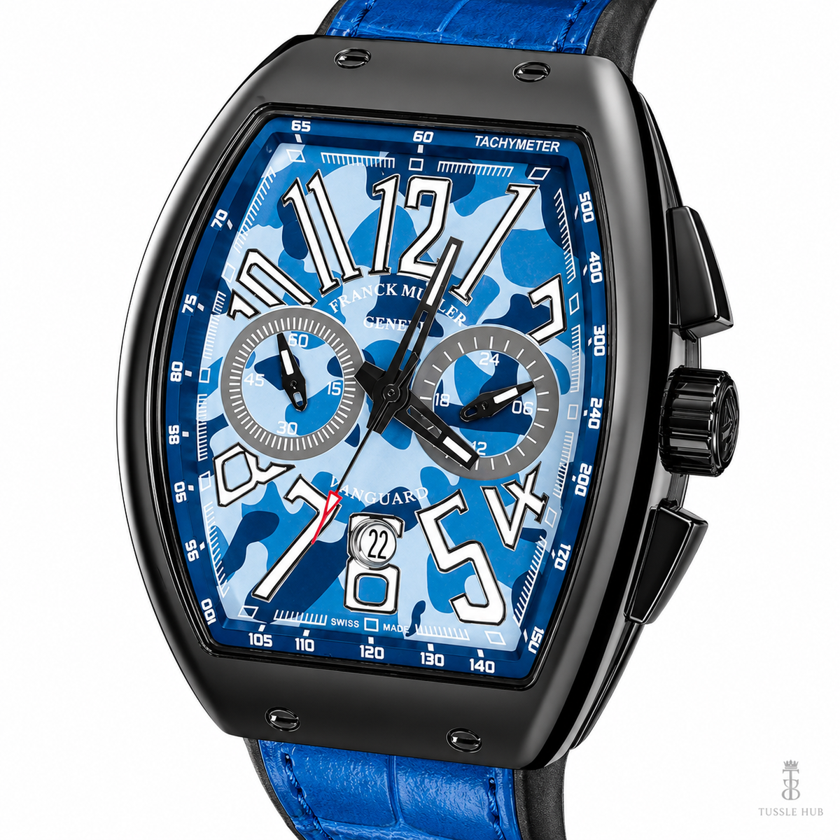 Blue Camo Chronograph Frank Muller Watch
