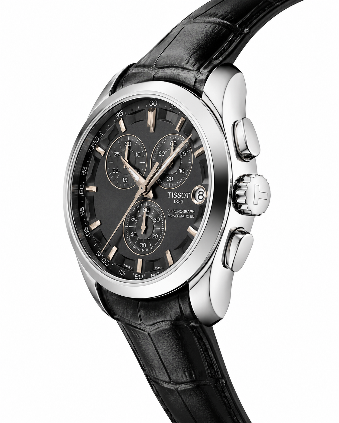 All Black Branded Tissot 1853 Special Edition Chronograph Watch