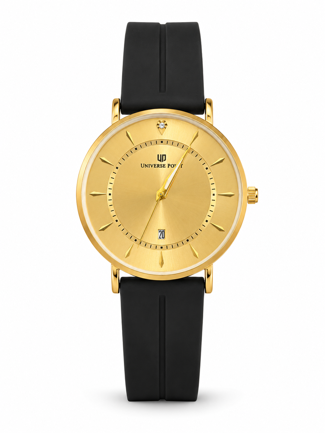 Black All Gold Slim Balloon Universe Point Watch