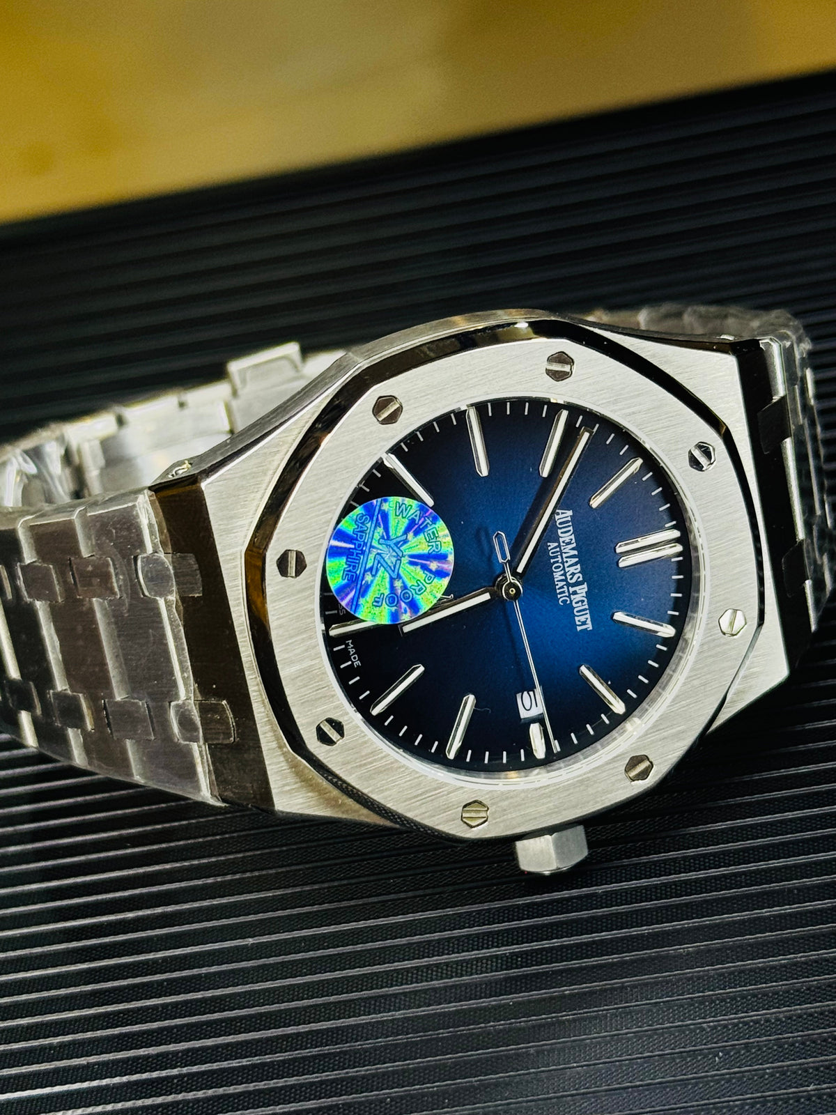 AP Super Clone Silver Sapphire Royal Oak Watch