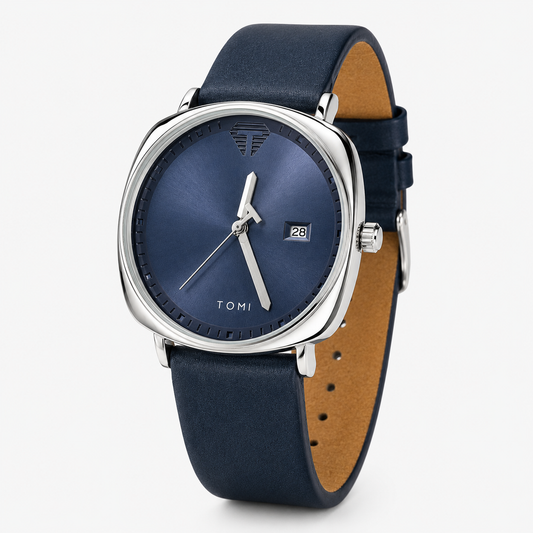 Tomi All Blue Sleek Dial Watch
