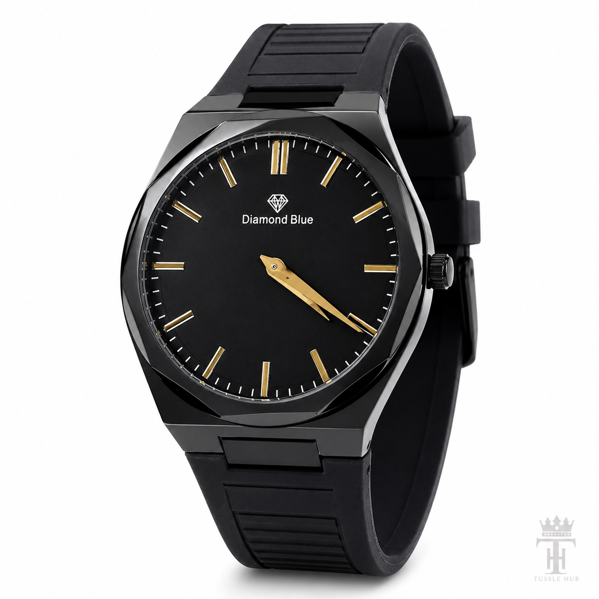 All Black Prx Magnet Strap Watch
