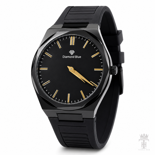All Black Prx Magnet Strap Watch