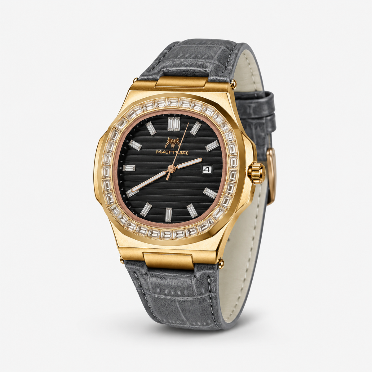 Matturi Ash Copper Zircon Watch