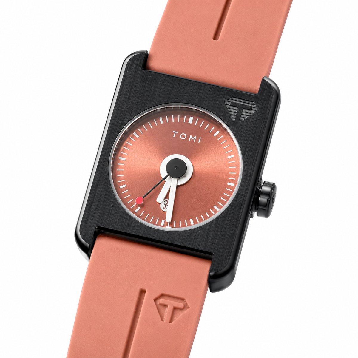 Tomi Brown Tank Magnetic Strap Watch