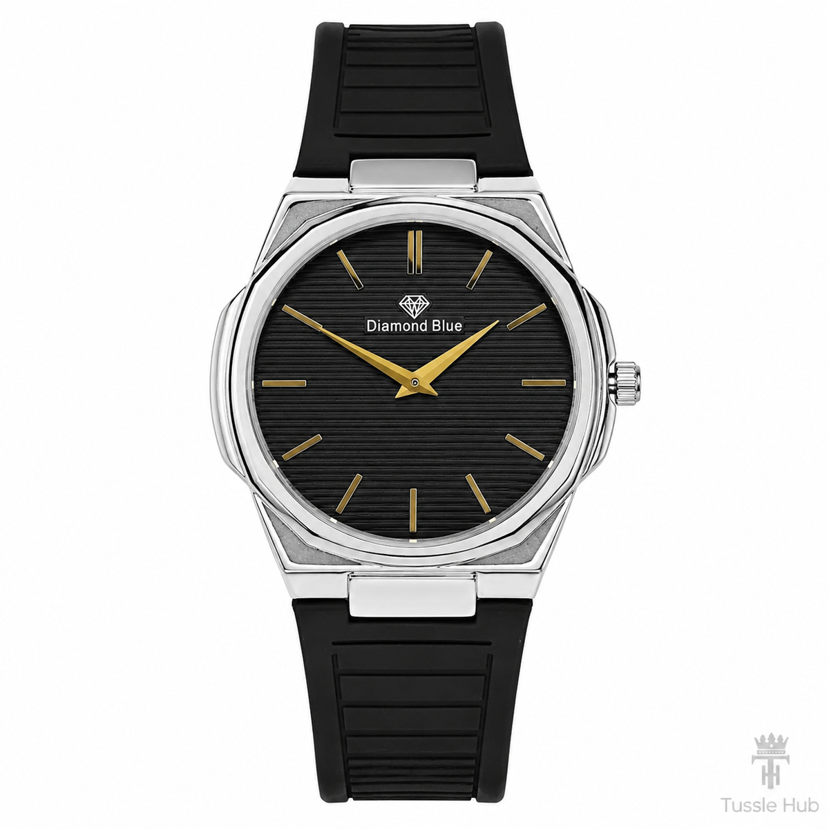 Black Silver Orion Magnet Strap Watch