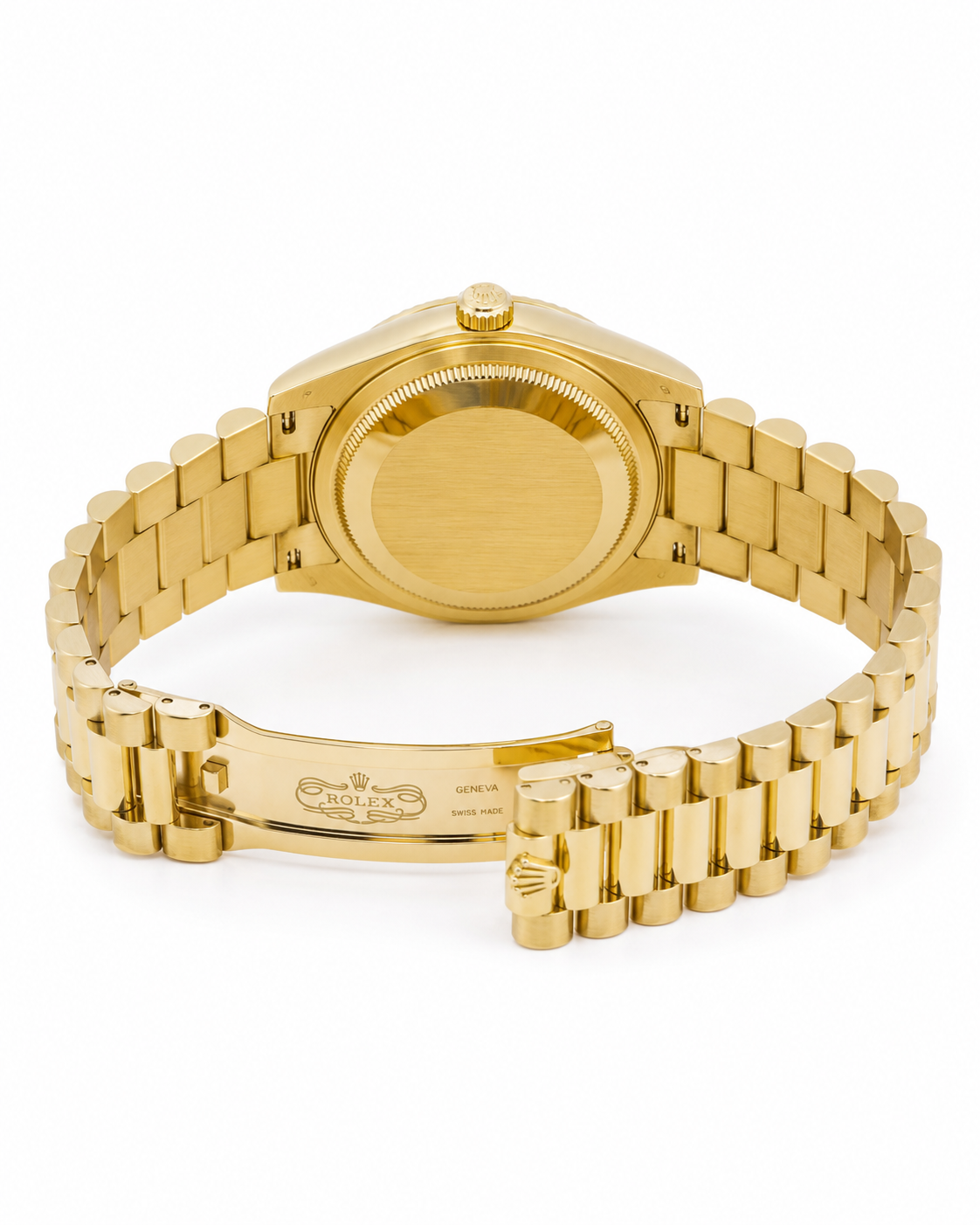 Day Date Gold Sapphire Dial Automatic Super Clone Watch