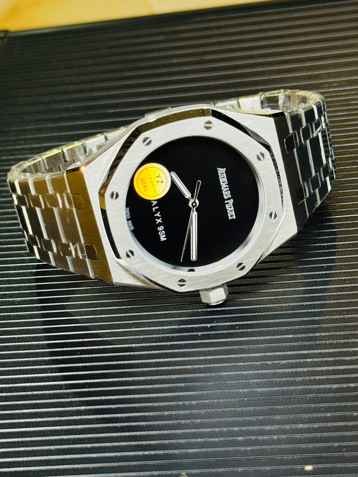AP Super Clone Silver Black Royal Oak Watch