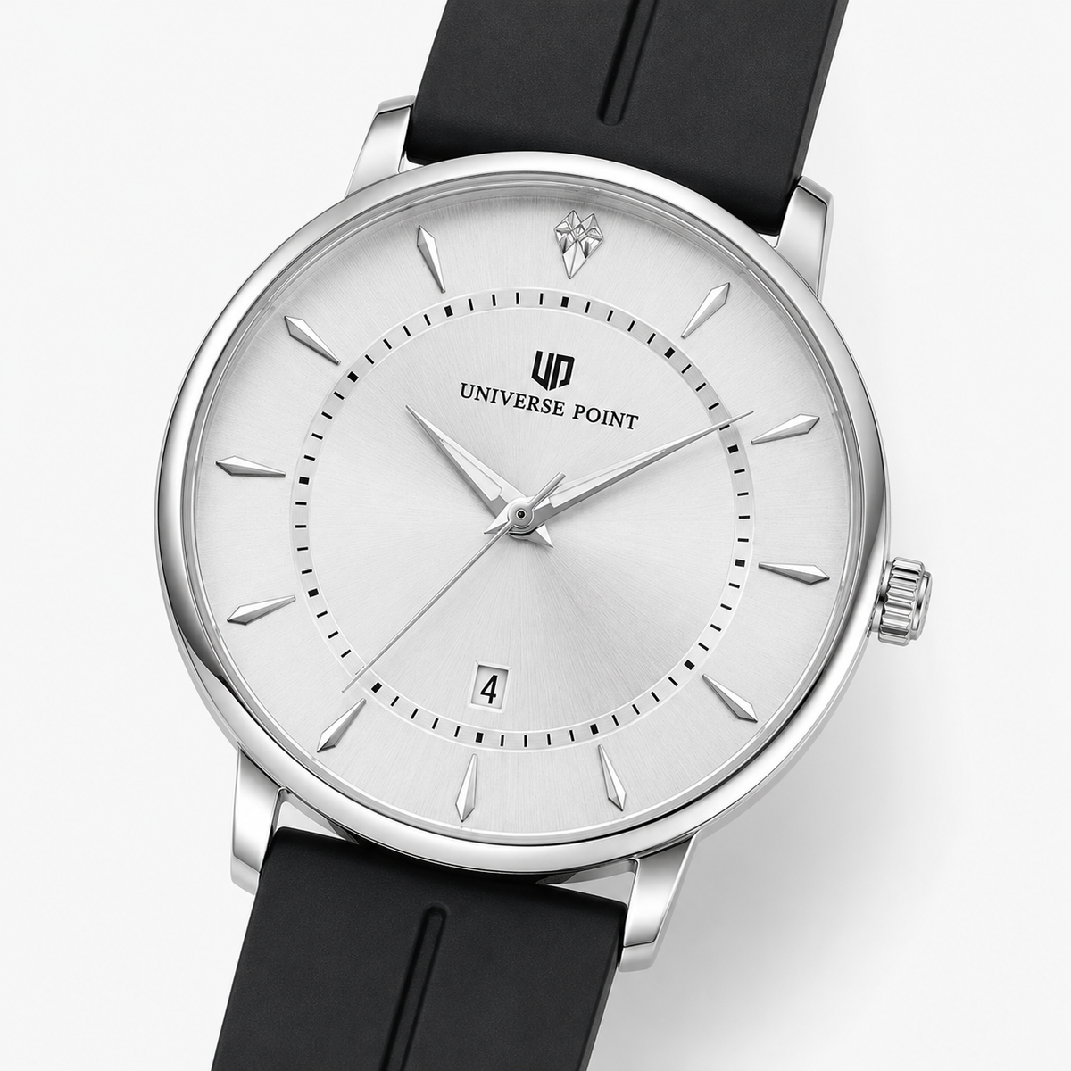 Black White Slim Balloon Universe Point Watch