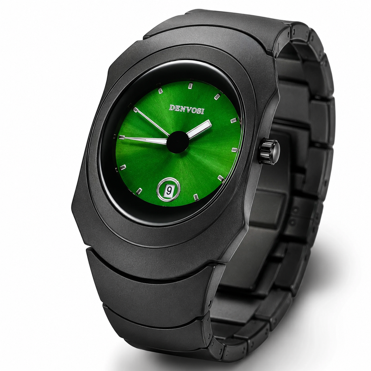 Black Emerald Matrix Watch