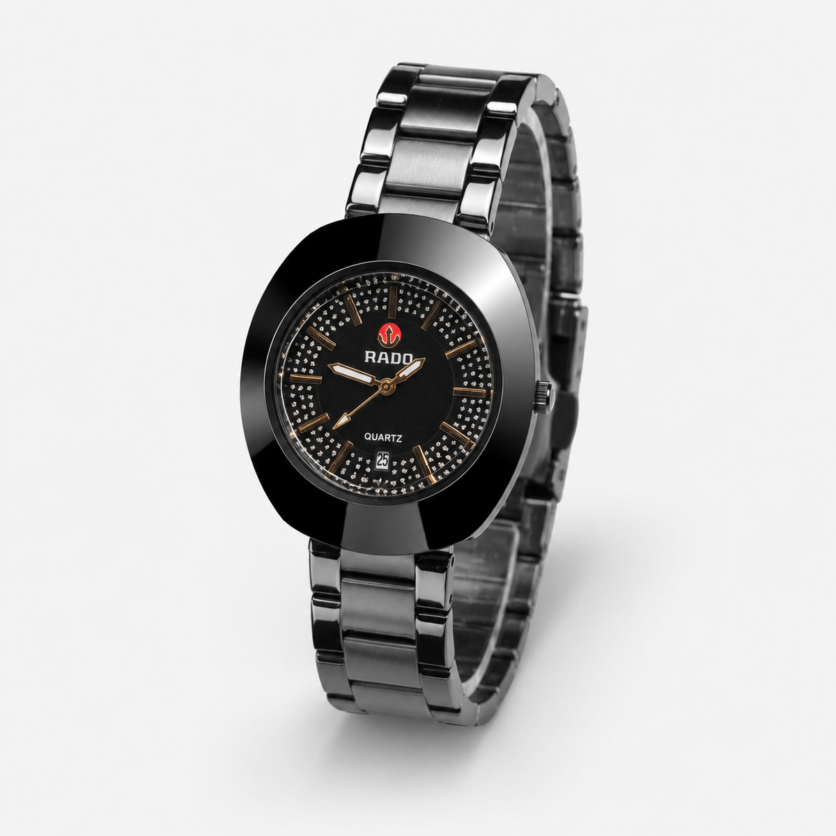 DiaStar Black Rado Quartz Watch