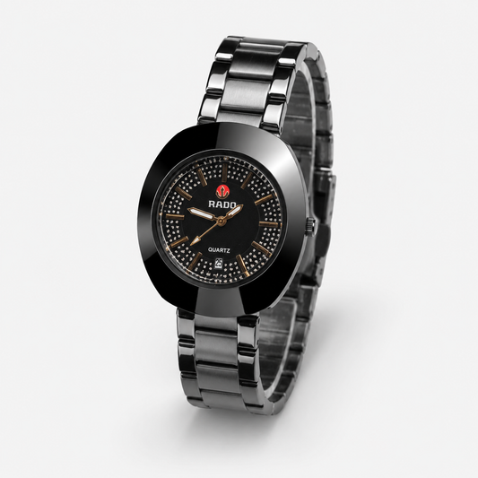DiaStar Black Rado Quartz Watch
