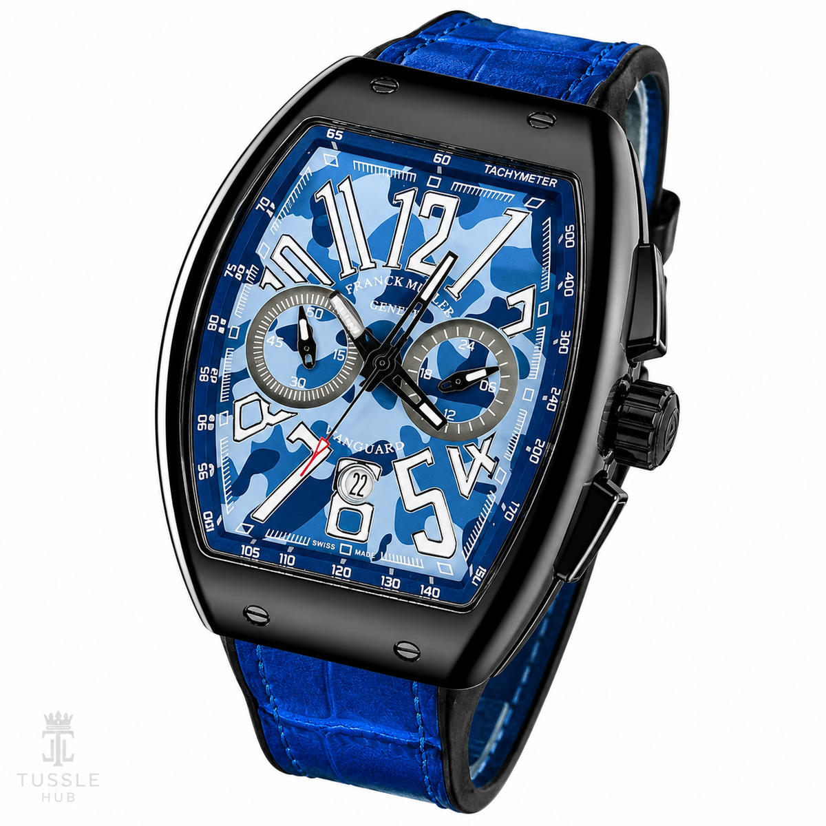 Blue Camo Chronograph Frank Muller Watch