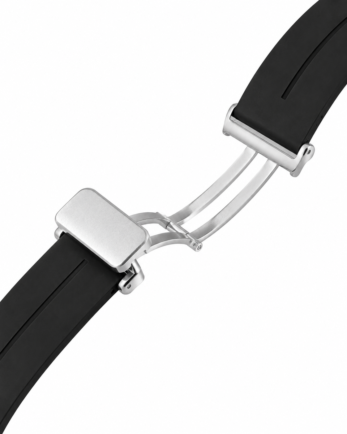 Black Silver Slim Balloon Universe Point Watch