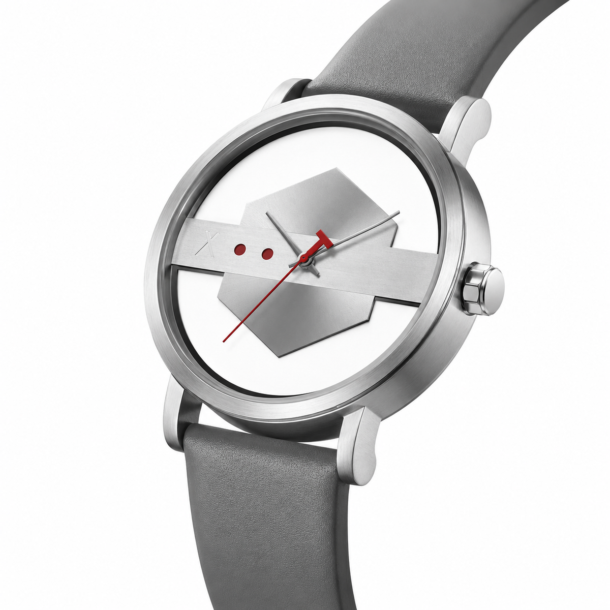 Tomi Ash Grey Hexa Dial Watch