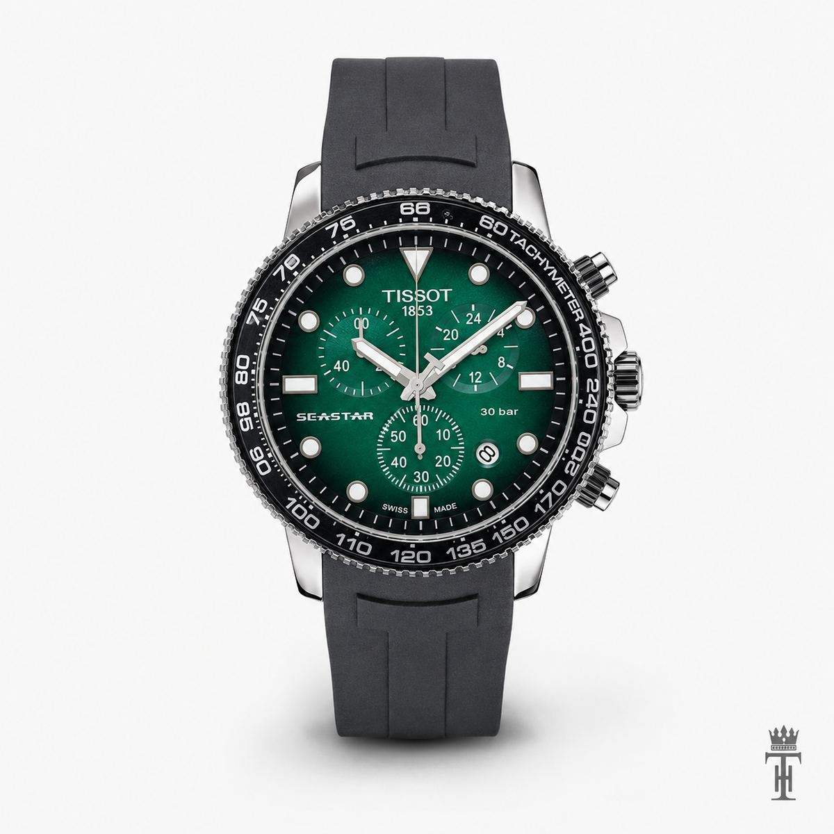 Black Emerald Tissot Sea Star Chronograph Watch