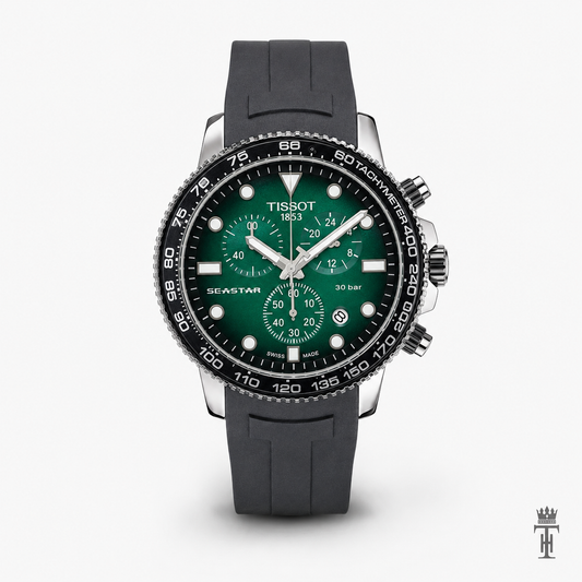 Black Emerald Tissot Sea Star Chronograph Watch