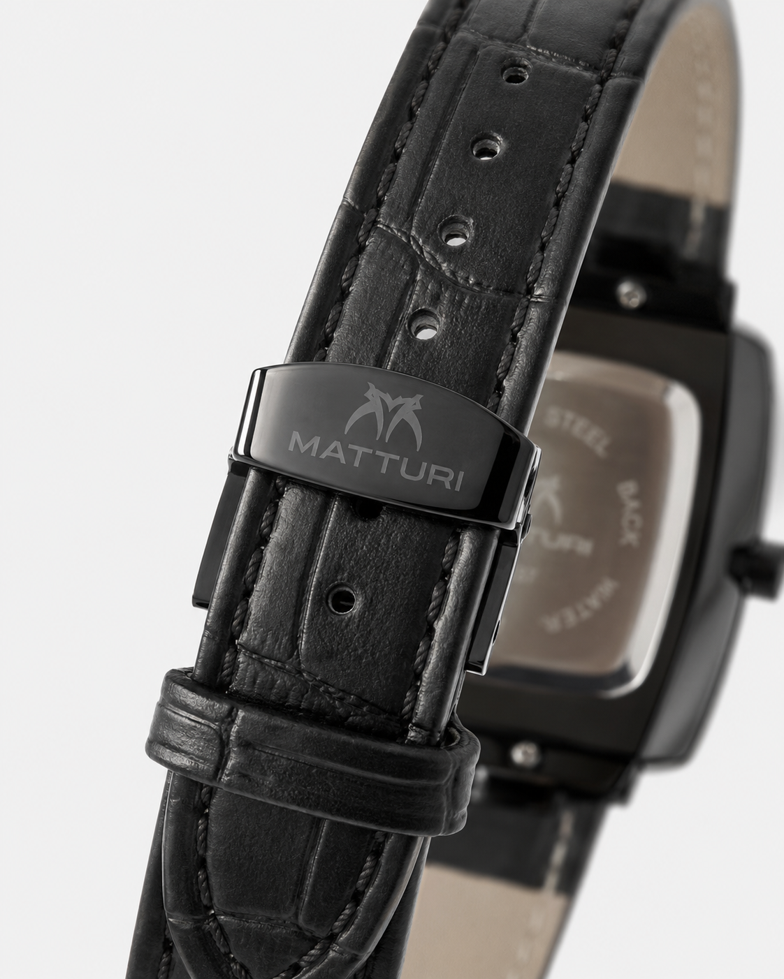 The Sovereign Tonneau | Executive Leather Strap Watch