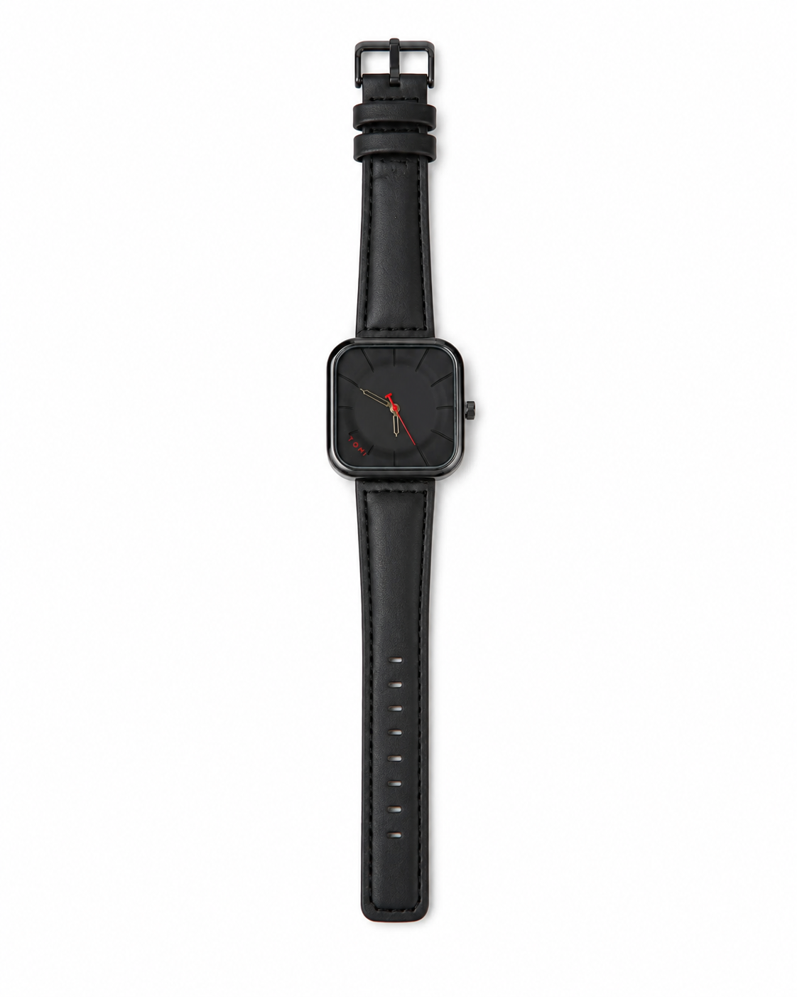 Tomi Square Black Dial Watch